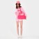 Bag - beach choper with thermo -karman, 42x37x15 cm, pink color