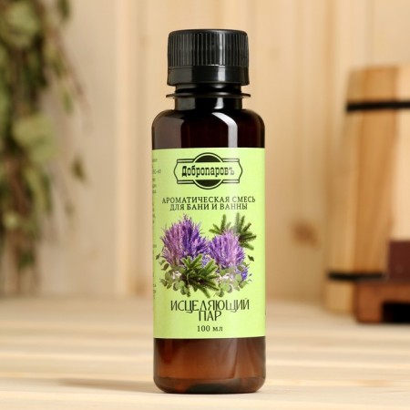 Fragrance for a bath and bath "Healing steam" natural, 100 ml "Dobroparov"-3