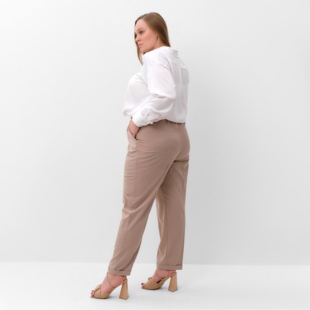 Women's pants Mist Plus-Size, size 52, gray-beige color-2