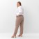 Women's pants Mist Plus-Size, size 52, gray-beige color