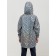 Vetrovka for girls, height 134 cm, silver color