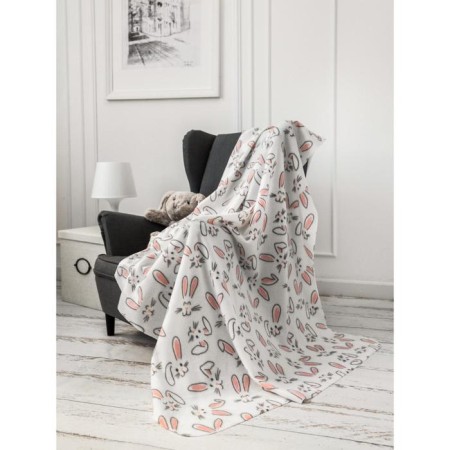 Fleet “Bunnies” plaid, size 100x140 cm