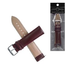 Solomon watch strap, 20 mm, genuine leather, L-20 cm, brown