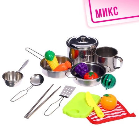 Set of metal utensils "Cook", 16 items-11