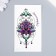 Tattoo on the body color "Lotus flower - perfection" 10.5x6 cm