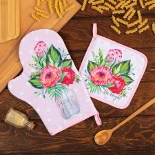 Kitchen kit BE Bright mittens of 20x28cm, Take 17x17cm