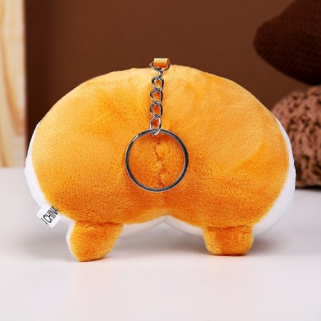 Soft toy "Corgi", on a key fob, 12 cm-2