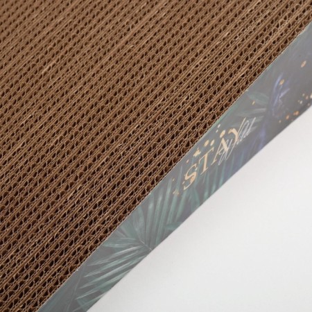 Cardboard clawed with cat mint Stay Wild, triangular, 45 × 18 × 9 cm-3