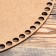 Clothing "Circle", bottom of the HDF brown smooth, 30 cm, d = 9mm