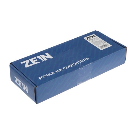 Handle on the Zein Z004 mixer, round, for a crane-box with a rod under a square, plastic, chrome-2