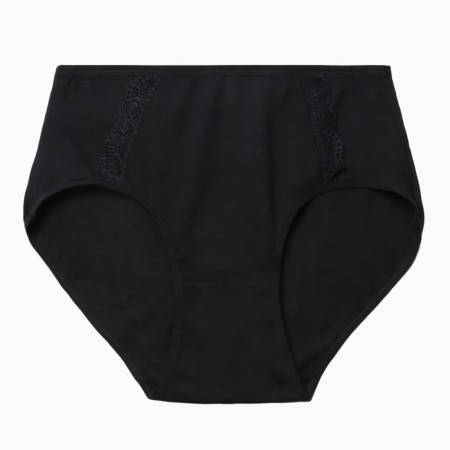 Women's panties, black color, size 54-56