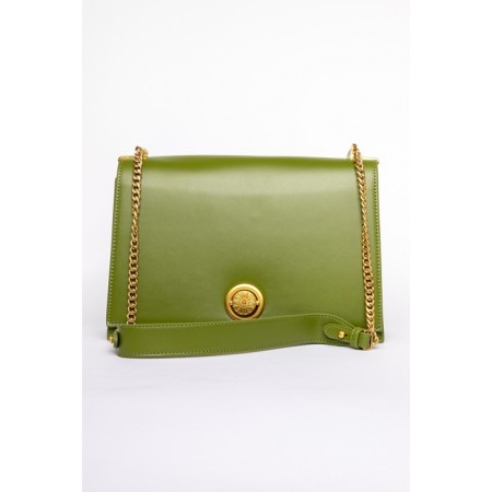 Cross-Body Bag, eco-leather, Versse green, 26x9x18 cm