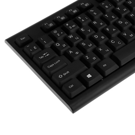 Perfeo "Classic" keyboard, wired, membrane, 104 keys, USB, black-2