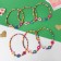 Children's "chosen" chamomile with beads, 35 cm, color mix