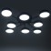 Almo chandelier 8XLED 192W 3000-6000K Black 90x90x21 cm Bayerlux