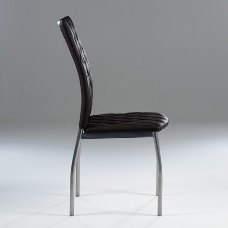 Chair "Wave" (rhombus), brown-2