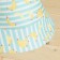 Panam hat for a bath with a print "Banana"