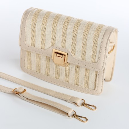 Bag-mixer on the valve, long belt, beige color-2