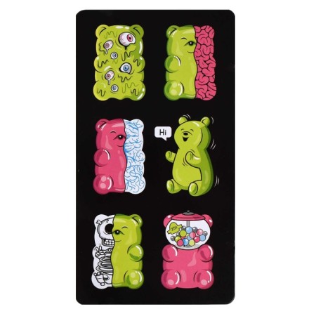 Penal-football metal 183 x 100 x 14 mm, Phoenix "Jelly Bear"-1