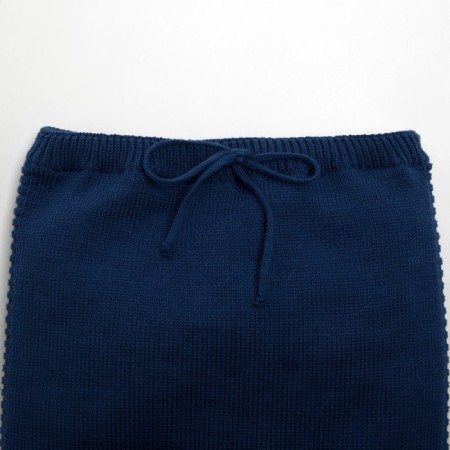 Knitted crumb set "Trendy" height 80-86 cm, blue color-5