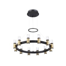 Светильник светодиодный подвесной Ambrella light, LineTech, FL6206, LED, 72 Вт, 5400Lum, 4200К, цвет чёрный, золото