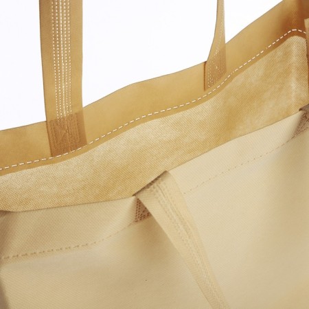 Bag (package) Shoper "Cat", 42x10x30 cm, without lining, beige-10