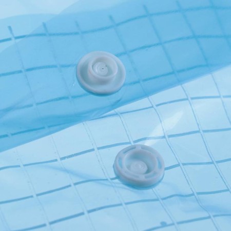 The converter on the button, A4, 120 μm, calligrata "cage", tinted, blue-1