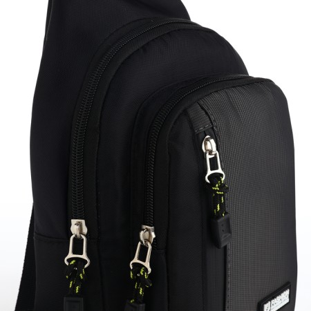 Backpack-sling, 17*8*30 cm, lightning department, 2 n/k, gray-5