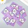 Cardboard "Wishes" set 10 pcs (5 types) 4x6 cm