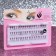 Eyelashes for extension, bundles, 12 mm, 60 bundles, black color