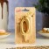Candle for the cake number "Oval" Golden "0", large, 5.5 cm