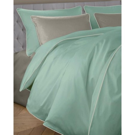Satin Luxe Crystiller, size 200x220 cm, mint color