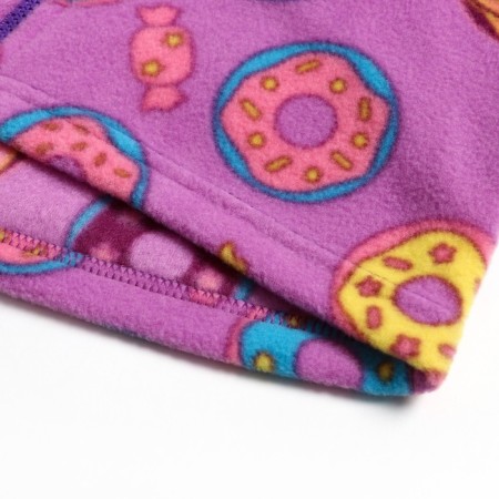 Jumper for children, lilac color/donuts, height 122-128 cm-8