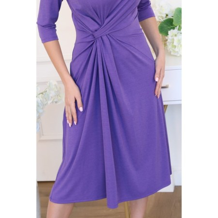 Female dress, size 46, purple color-13