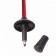 Scandinavian walking onLitop, telescopic, 3 sections, aluminum, up to 135 cm, 1 pcs., Red/blue color,