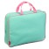 Folder with handles textile A4, 350 x 265 x 80 mm, PMD 4-42, "office", mint/purple/pink (handle)