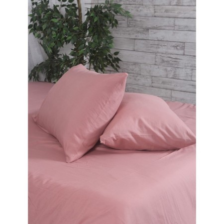 Bed linen duet Capriccio Peach, size 200x215 cm, 145x210 cm - 2 pcs, 50x70 cm - 2 pcs-4