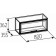 Cabinet hinged Aurelio 4, 800 × 355 × 362 mm, color Anthracite / Blackwood satin