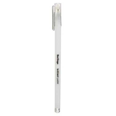 Gel handle Berlingo Brilliant Pastel, 0.8 mm, white pastel-2