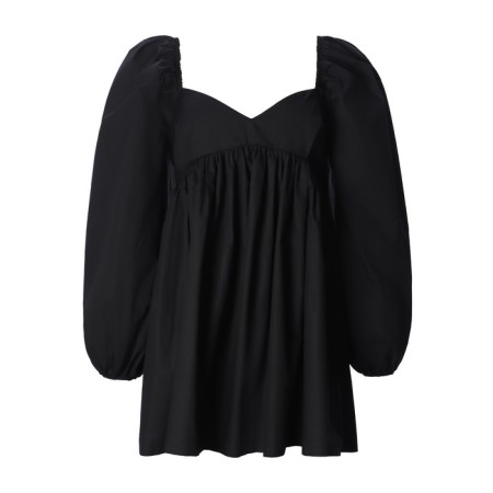 Women's dress MIST with voluminous sleeves, black, p.44-46-6
