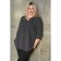Female shirt, size 54, black color