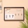 Souvenir Eternal calendar "Home", wood, 2.5x30x20 cm, col. black
