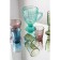 Glass Glass Magistro "La-Channel", 1.1 l, the color turquoise