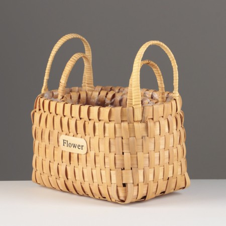 Set of wicker baskets, 26x17x15/21 cm, 21x12x12.5/18 cm, 2 pcs, sequoia-1