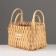Set of wicker baskets, 26x17x15/21 cm, 21x12x12.5/18 cm, 2 pcs, sequoia