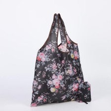 Household bag without fastening, black color