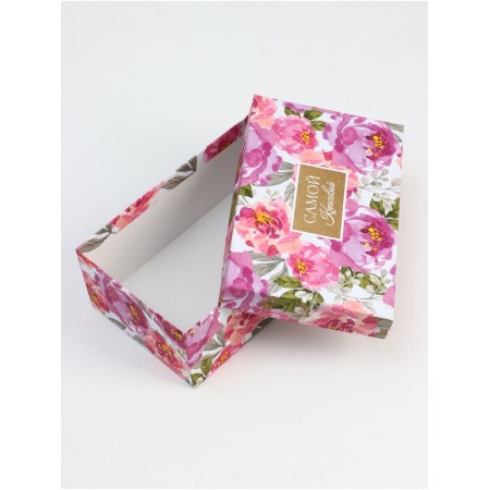 A set of boxes 10 in 1 "Flowers", 32.5 x 20 x 12.5 -12 x 7 x 4 cm-6