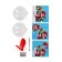 New Year's set for creativity. Application in the ball "New Year! Snowman ", D = 10 cm