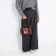 Bag Women's Tout with zipper, burgundy color