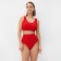 Separate Minaku swimsuit with a top color red, size 46